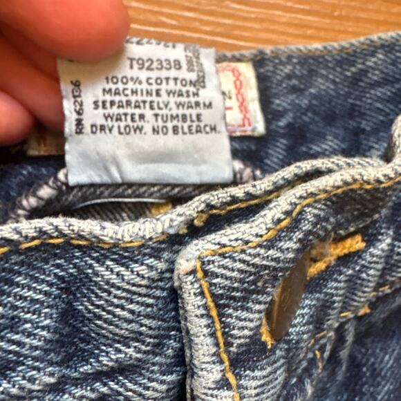 Guess Jeans vintage high waisted dark wash denim youth pencil skirt SIZE 10 - Picture 4 of 7